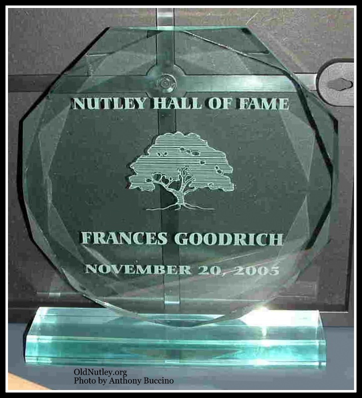 Hollywood screenwriter, Nutley NJ native Frances Goodrich in Hall of Fame